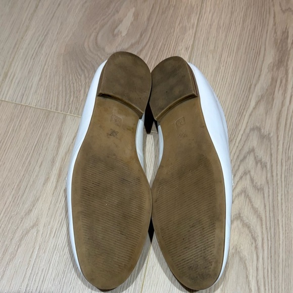 BCBG Women's Zeldi White Leather Fashion Loafers Size 8.5 - Picture 7 of 12